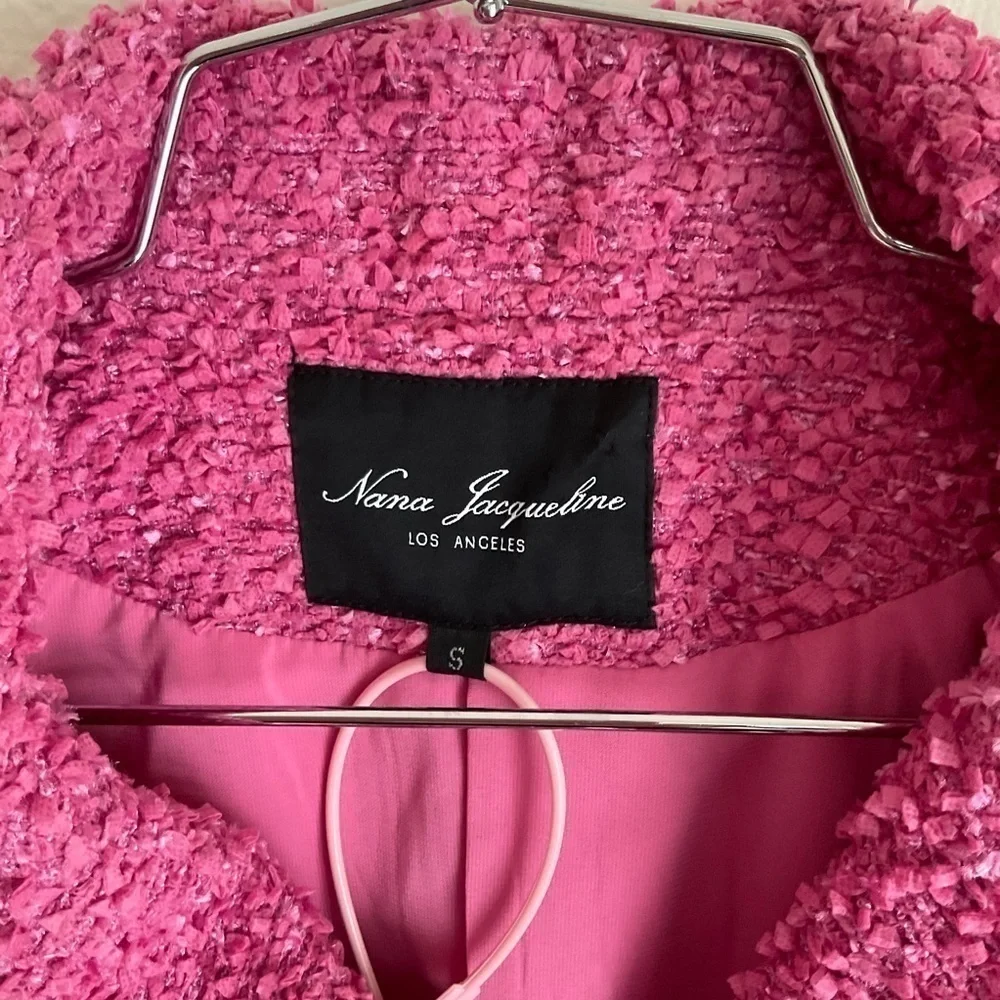 NWT Nana Jacqueline Pink Cropped Blazer